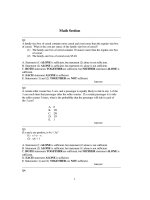 các dạng bài tập ôn thi tiếng anh đại học,cao đẳng