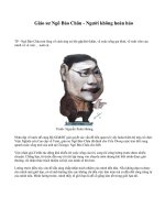 GS Ngô Bảo Châu-người không hoàn hảo(!)