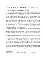 SKKN: DẠY TỐT PHÂN MÔN KỂ CHUYỆN LỚP 3