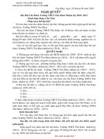 Nội quy đại hội Đoàn TN