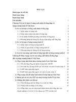 Đánh giá vai trò của năng suất nhân tố tổng hợp đối với tăng trưởng kinh tế việt nam