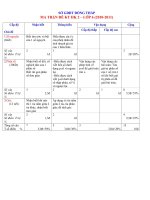 ĐỀ CƯƠNG ÔN TẬP HK2 (10-11) ĐỒNG THÁP