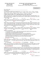 Thi thử Chuyên Hùng Vương