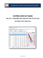 Hướng Dẫn Sử Dụng PBC 2015  Phần Mềm Tính Toán Sức Chịu Tải Của Cọc