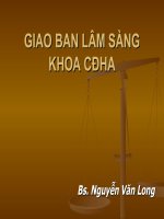 giao ban lâm sàng khoa chẩn đoán hình ảnh thủng tạng rỗng và viêm tụy cấp