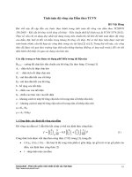 Tính toán độ võng của Dầm theo TCVN
