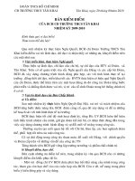 Bản kiểm điểm BCH