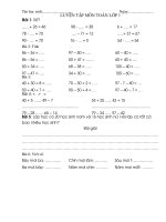 Toan 1 on tap cuoi nam - cuc hay