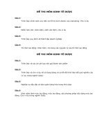 TỔNG HỢP ĐỀ THI KINH TẾ DƯỢC