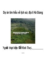 Tìm hiểu lịch sử và địa lí Hà Giang