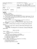 Đề thi cuối kì 2 - Lớp 1 - Tiếng Việt