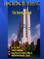 MRI cộng hưởng từ tổn thương ác tính tuyến vú