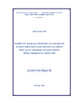 Nghiên cứu đánh giá ảnh hưởng của tỏi đối với sự phát triển noãn nang (OOCYST) cầu trùng phân lập từ thỏ bệnh  ứng dụng trong phòng trị bệnh cầu trùng thỏ