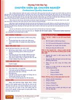 Chuyên viên QA chuyên nghiệp trong quản lý sản xuất