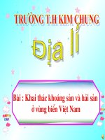 Bai 30.Khai thac khoang san va hai san