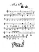 Anh em ta về - bài hát có nốt nhạc