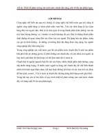 Thiết kế phân xưởng sản xuất nước chanh dây năng suất 30 tấn sản phẩmngày