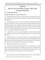 KINH NGHIỆM RÈN KỸ NĂNG NÓI CHO HỌC SINH LỚP 2