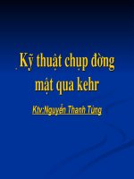 Kỹ thuật chụp đường mật qua Kehr