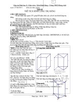 Giáo án thao giảng tiết 61: Thể tích lăng trụ đứng