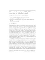 Flatness, Backstepping and Sliding Mode Controllers for Nonlinear Systems