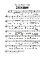 Chim non - lời bài hát có nốt nhạc
