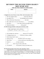 TRANG. REVISION  / THE SECOND TẺM E8