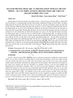 So sánh phương pháp ABC và phương pháp tính giá truyền thống   sự cần thiết áp dụng phương pháp ABC cho các doanh nghiệp việt nam