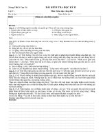 Đề thi học kỳ II GDCD 9