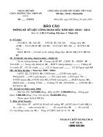 BAO CAO SO LIEU THONG KE DANG KY THI DUA CONG DOAN NAM 2010-2011BAO CAO SO LIEU THONG KE NAM HOC 2010 - 2011 cong doan