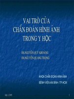 Vai trò của chẩn đoán hình ảnh