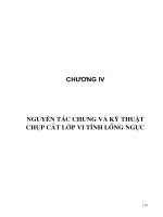 Nguyên tắc chung và kỹ thuật chụp cắt lớp lồng ngực