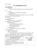 Bài 15 Các mỏ khoáng sản