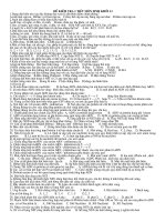 Đề kiểm tra 1 tiết học kì I khối 12