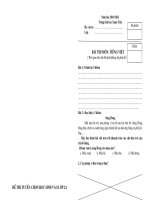 Đề thi chọn HSG lớp 2 NH 2010-2011