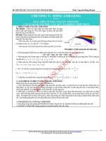 Chuyên đề Vật lý Ôn thi đại học - Chương V. Sóng ánh sáng