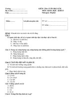 De Kt khoa hoc ki 2 lop 5