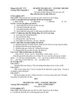 Bộ Đề Công Nghệ 7