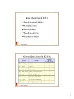 THIẾT KẾ HỆ THỐNG VI XỬ LÝ (Phần 6) - Nguyễn Hồng Quang