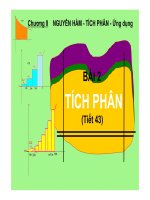 Bài giảng tích phân