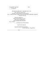 đề kiểm tra học kì II văn trường THPT VINH LINH