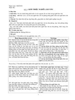 Giáo án môn nghề làm vườn khối 11 đầy đủ