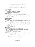 de thi toan hoc 7 HKII 2010-2011