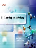 Kỹ thuật chụp cộng hưởng khớp háng