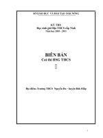 biên bản coi thi học sinh giỏi nè