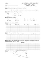 de thi toan-tv cuoi nam lop 2