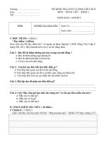 De thi KSDK lan 4 lop2-TV