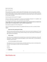 gợi ý trả lời phần thi nói IELTS