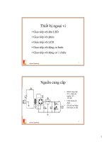 THIẾT KẾ HỆ THỐNG VI XỬ LÝ (Phần 8) - Nguyễn Hồng Quang