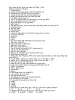 Đề thi thử ĐH CĐ có đáp án 09 - 10